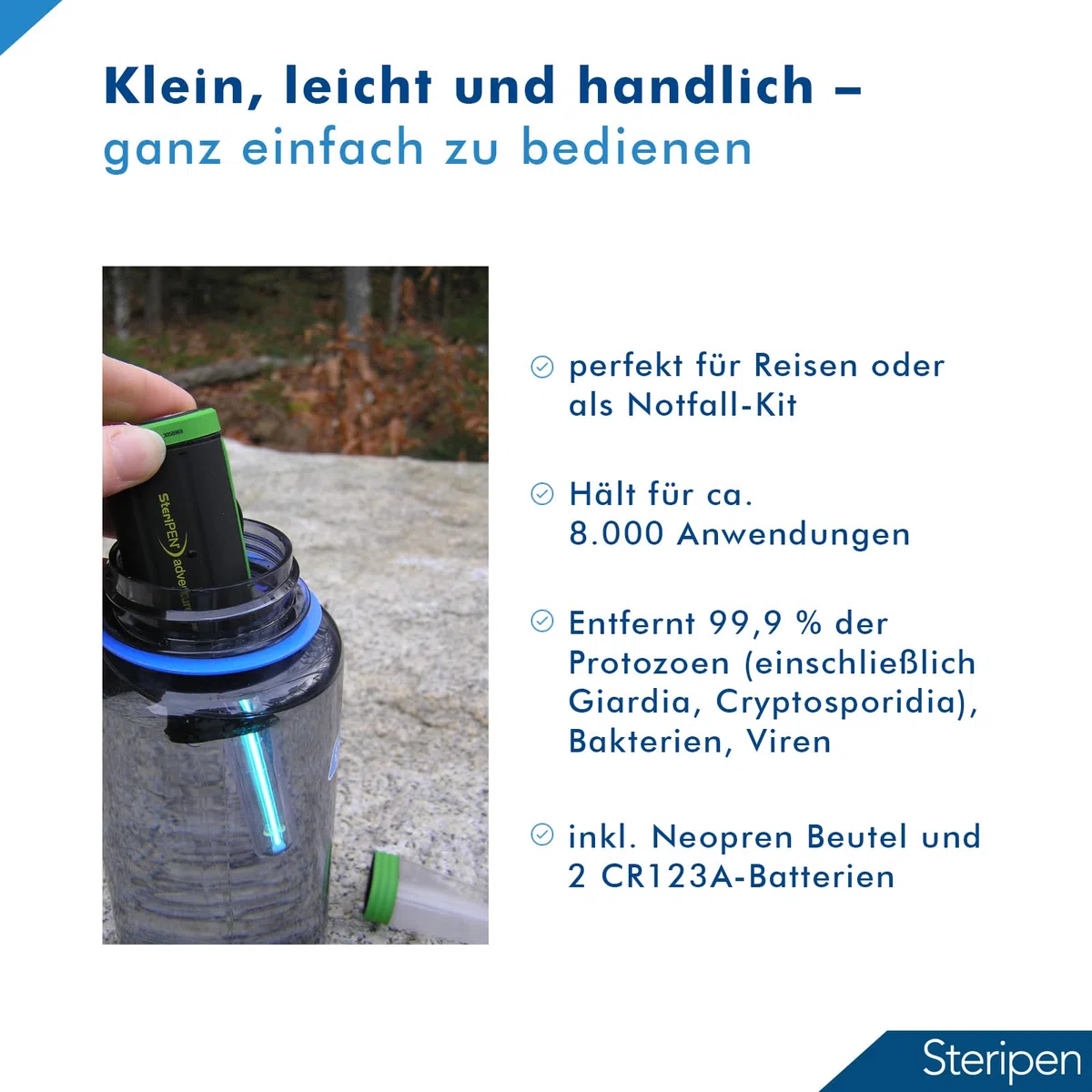 SteriPEN Adventurer Opti schwarz/grün