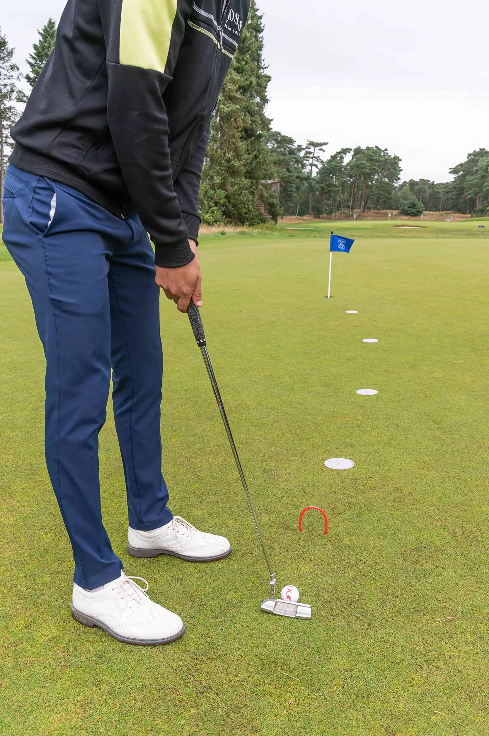 Pure 2 verbesserte Golf-Putting-Tore, Golf-Trainingshilfe, 4 Stück