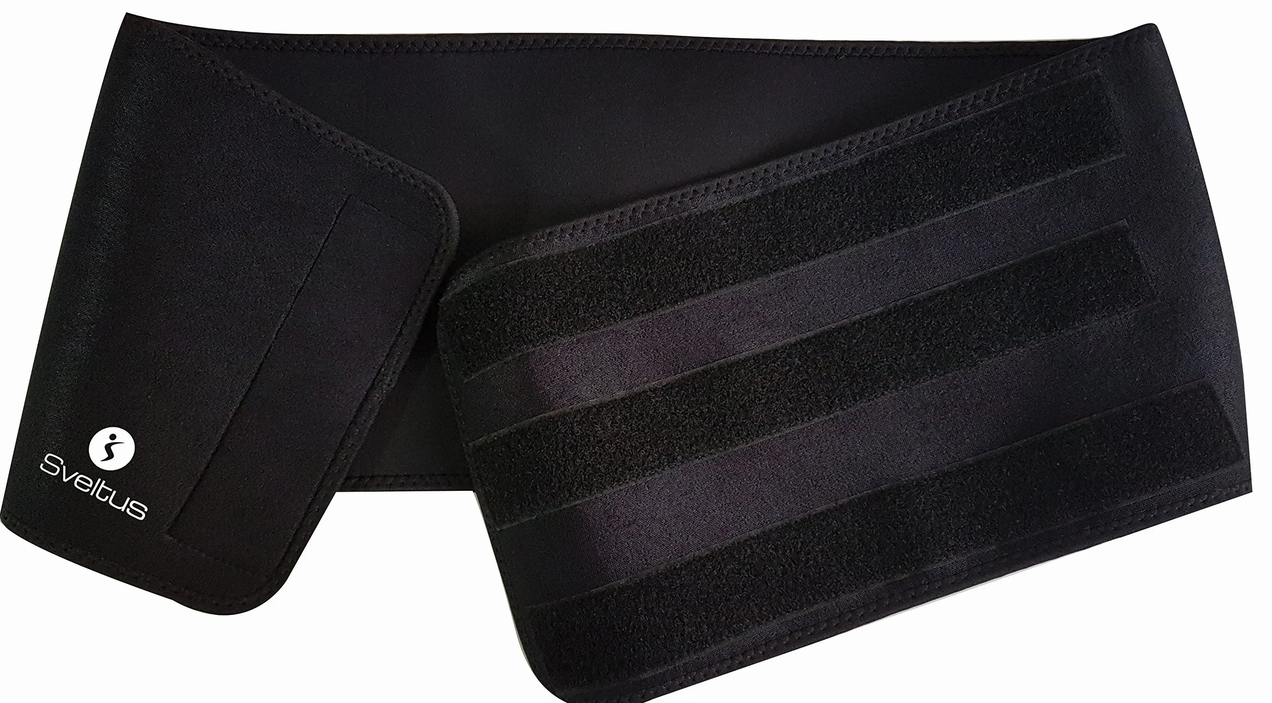 Sveltus Schwitzgürtel Unisex Erwachsene, schwarz