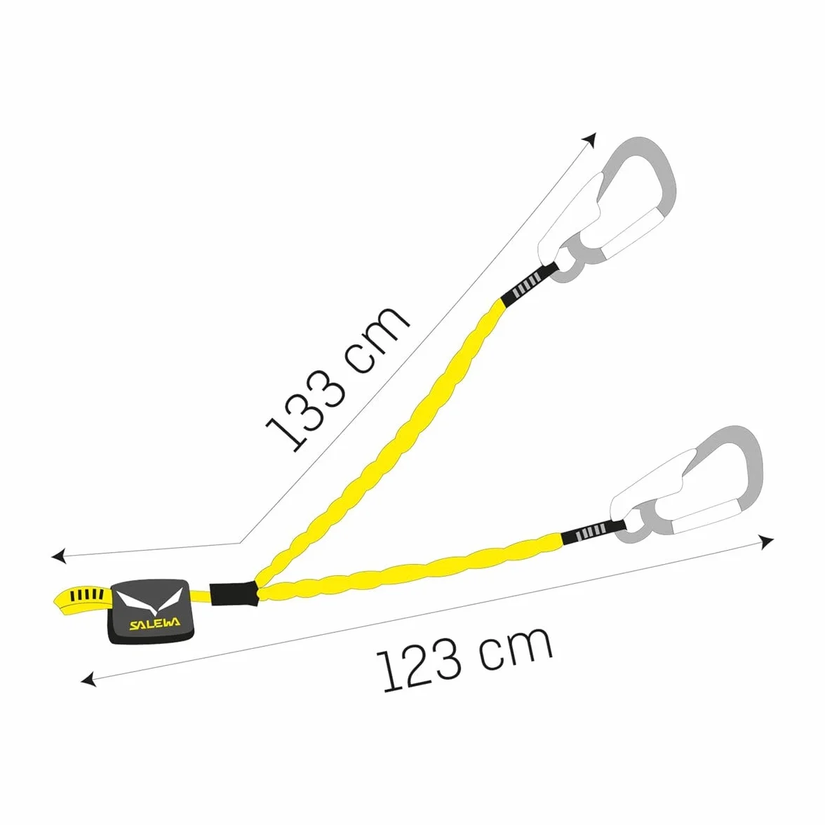 SALEWA Klettersteigset Premium Attac und Toxo 3.0 Helm